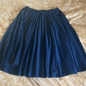 Vintage Lane Bryant Deep Blue Midi Skirt